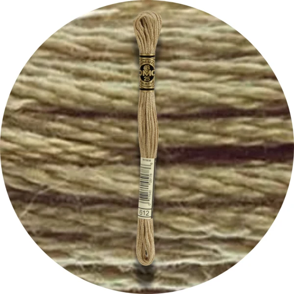 DMC Mouliné Spécial 25 Broderigarn, Ensfarvet, Neutrale nuancer
